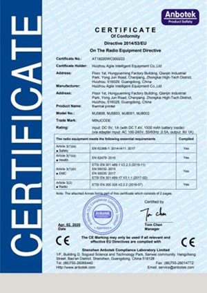 CE wireless thermal printer  9